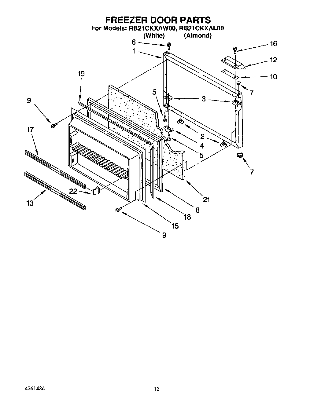 08 - FREEZER DOOR