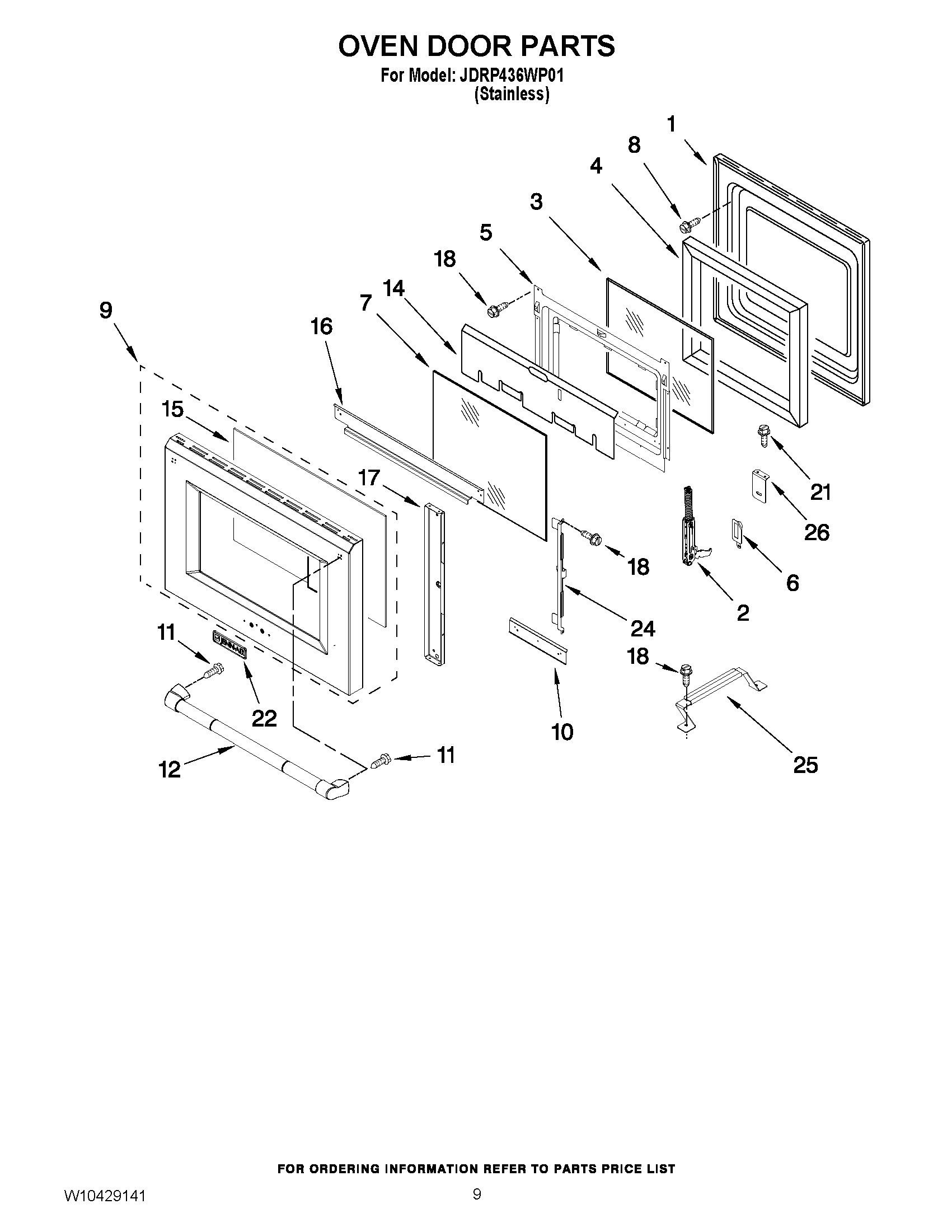 06 - OVEN DOOR PARTS