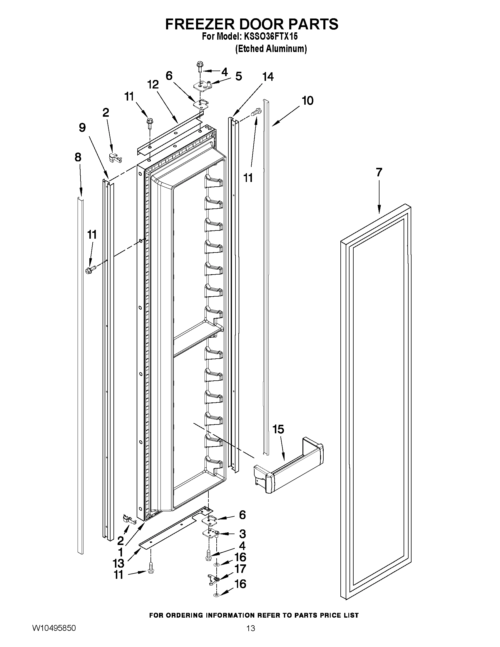 09 - FREEZER DOOR PARTS