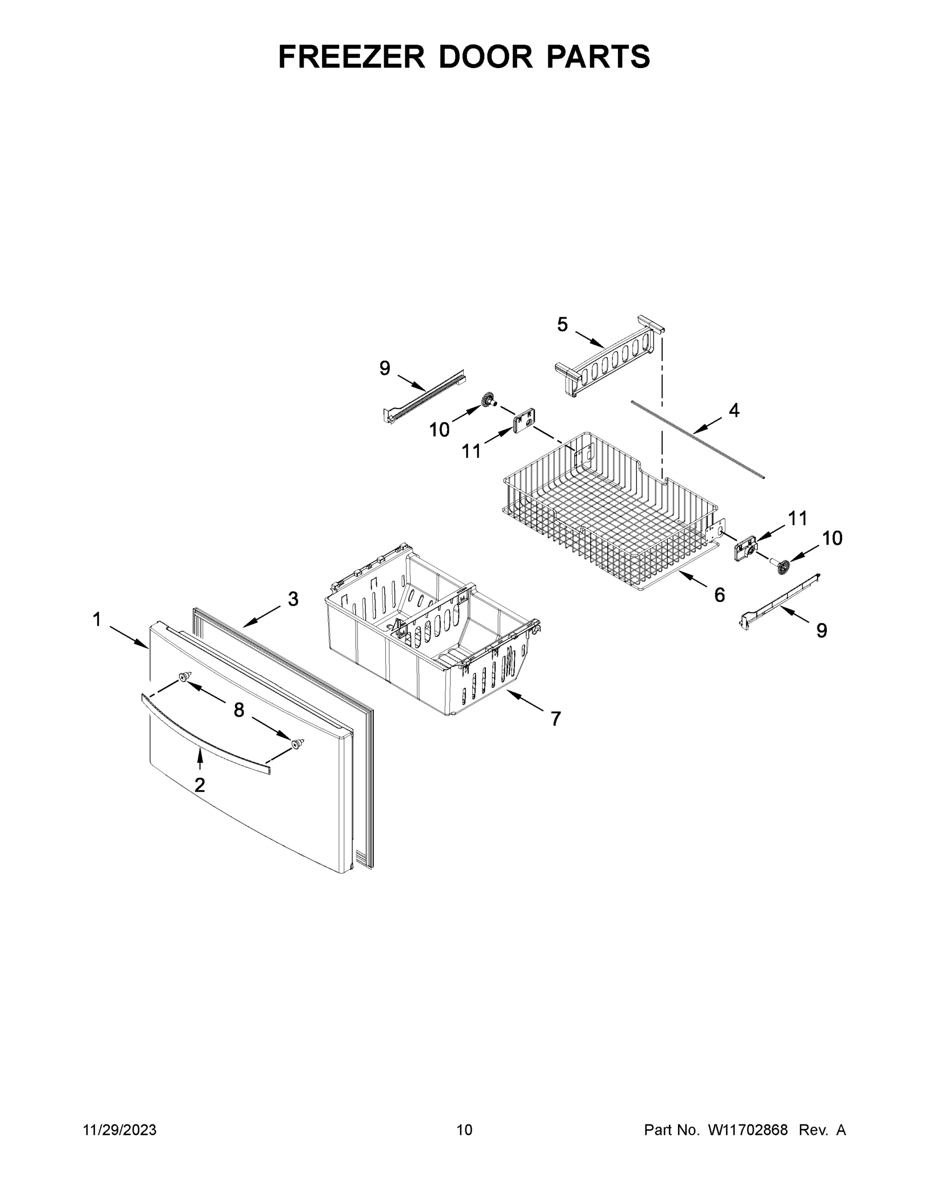 06 - FREEZER DOOR PARTS