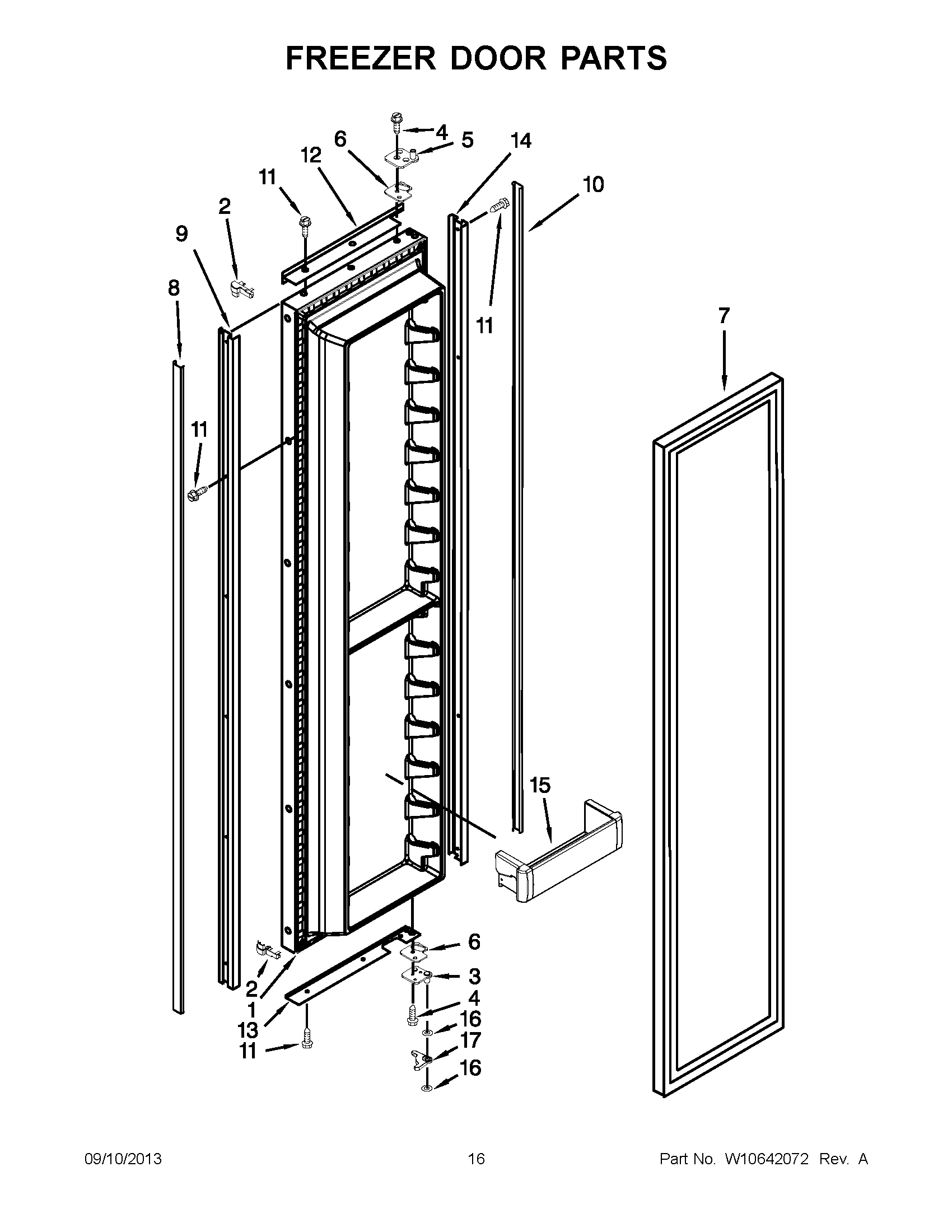 09 - FREEZER DOOR PARTS