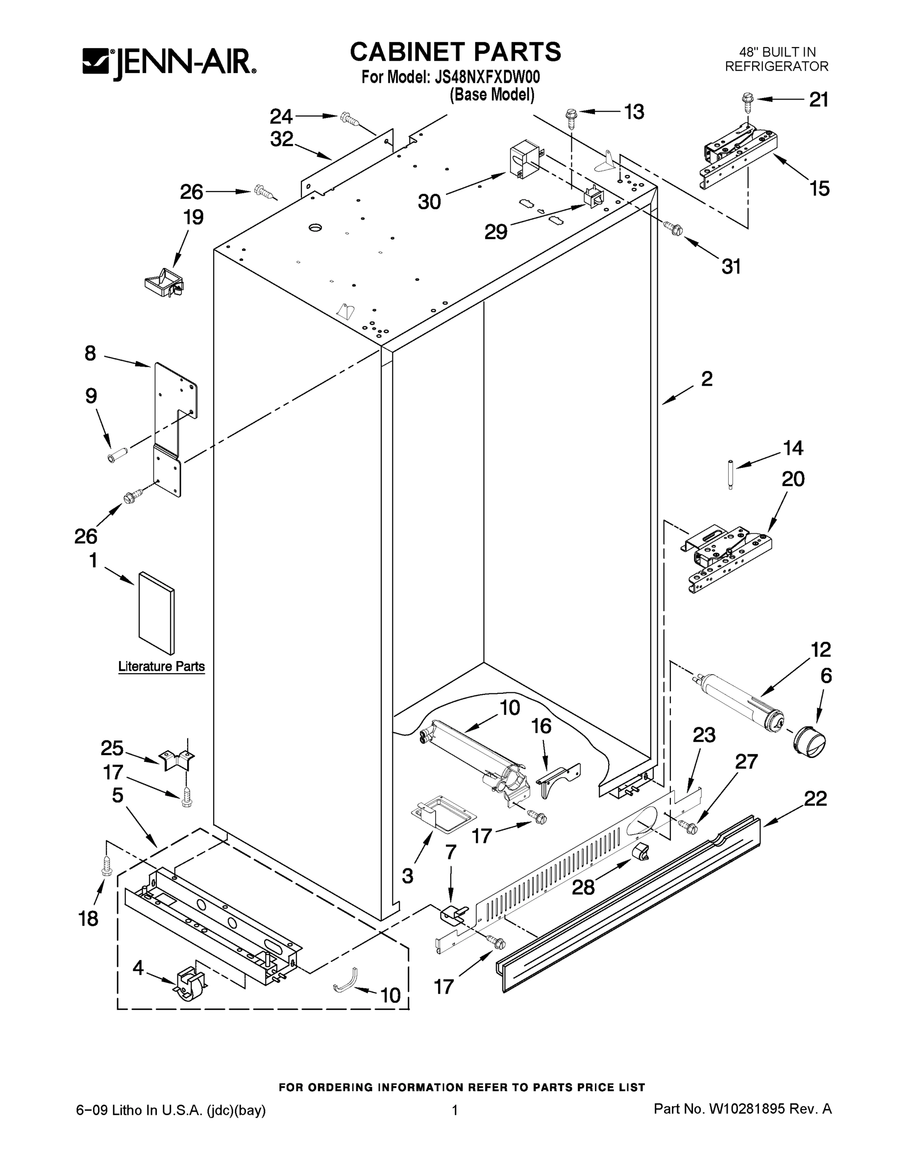 01 - CABINET PARTS