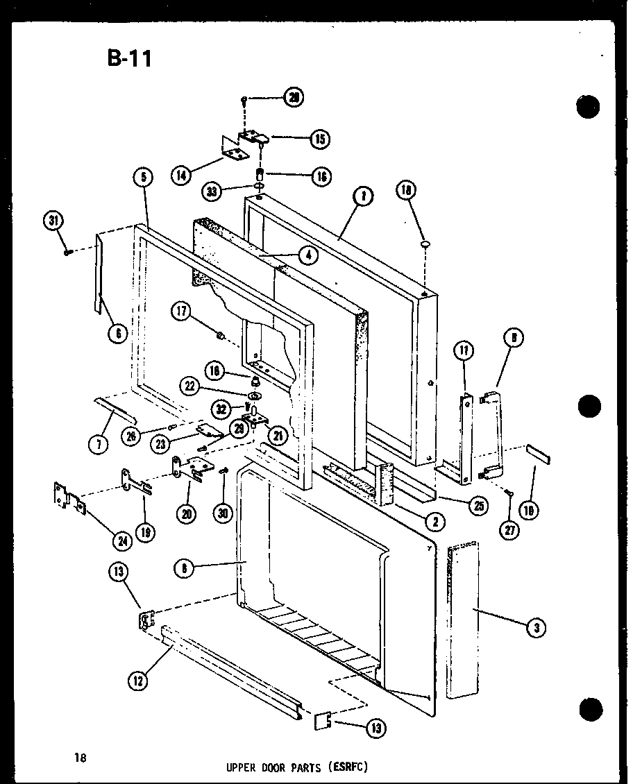 06 - UPPER DOOR PARTS (ESRFC)