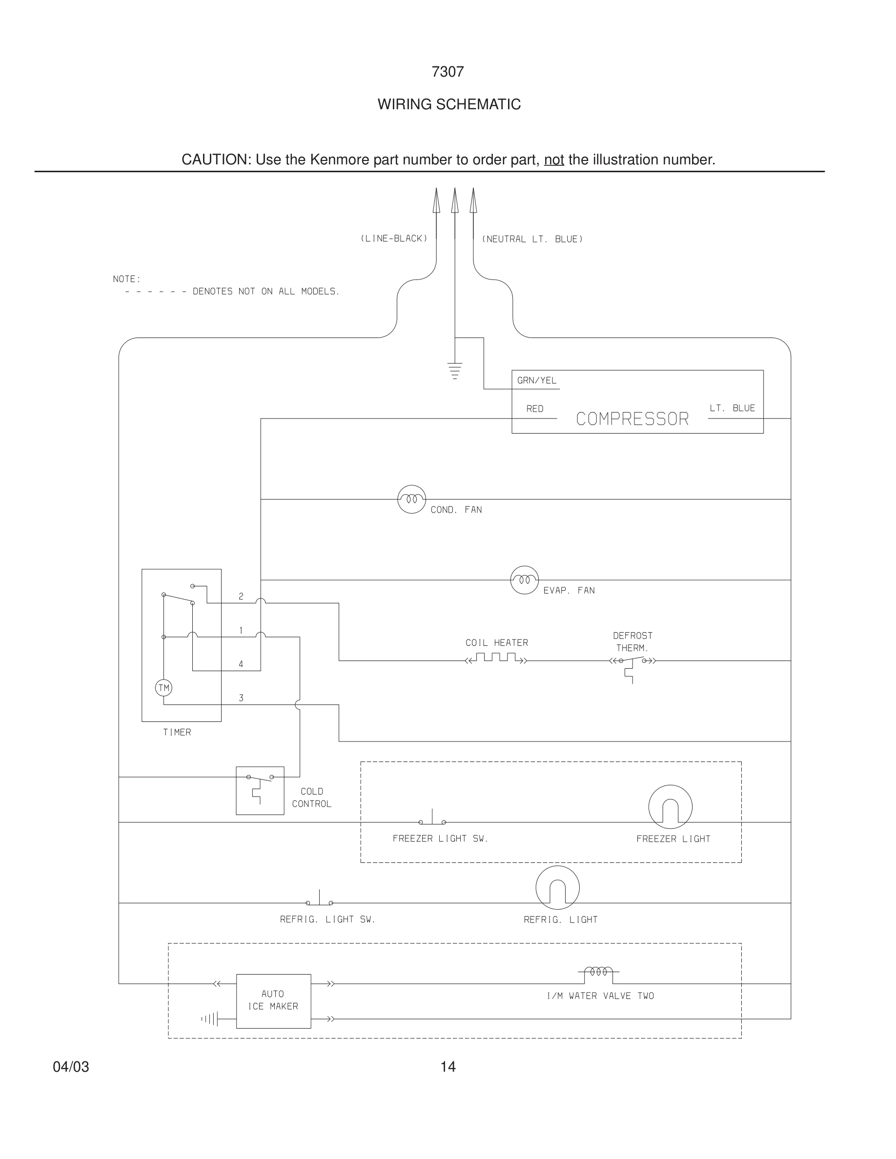 14 - WIRING SCHEMATIC