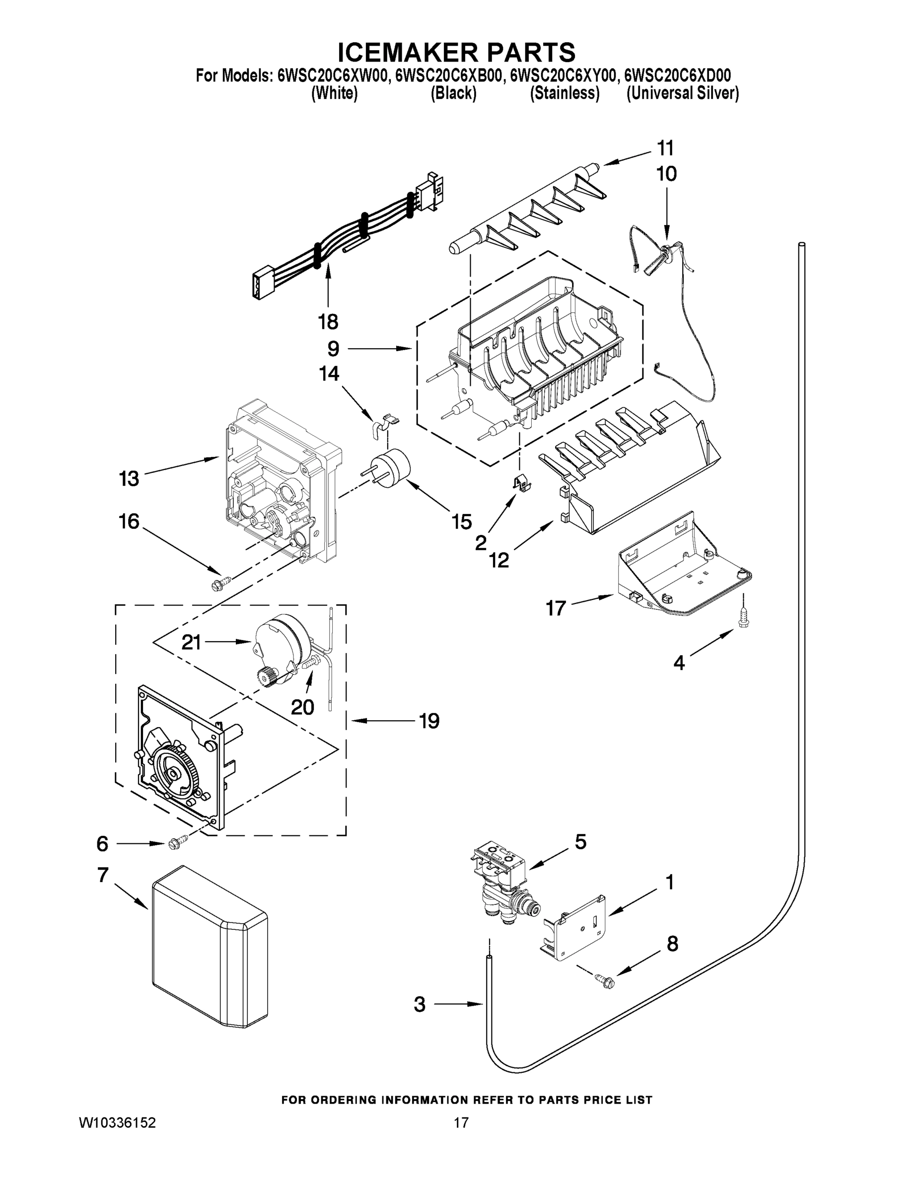 10 - ICEMAKER PARTS