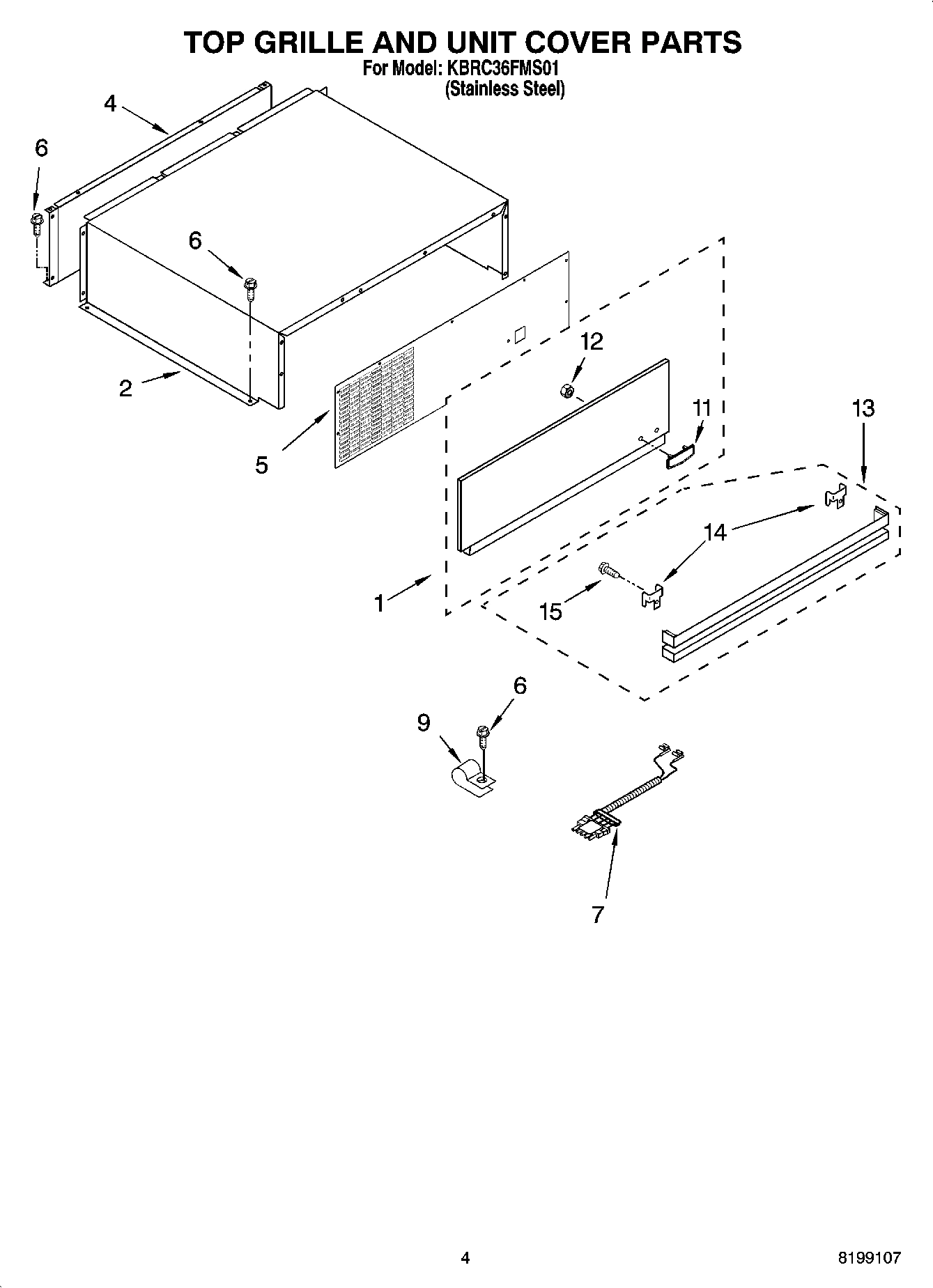 03 - TOP GRILLE AND UNIT COVER PARTS