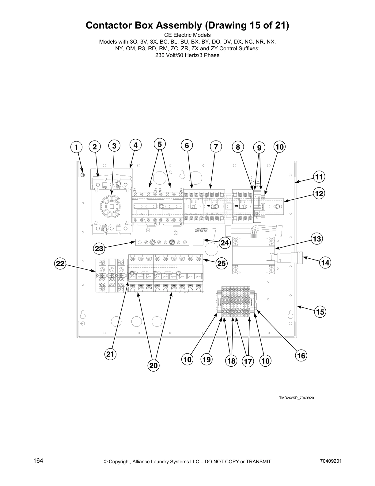 Contactor Box Assembly (Drawing 15 of 21)