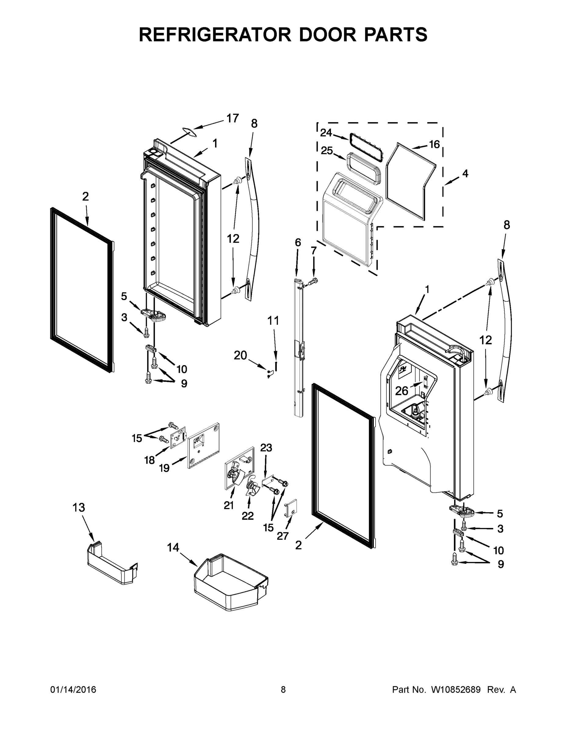 05 - REFRIGERATOR DOOR PARTS