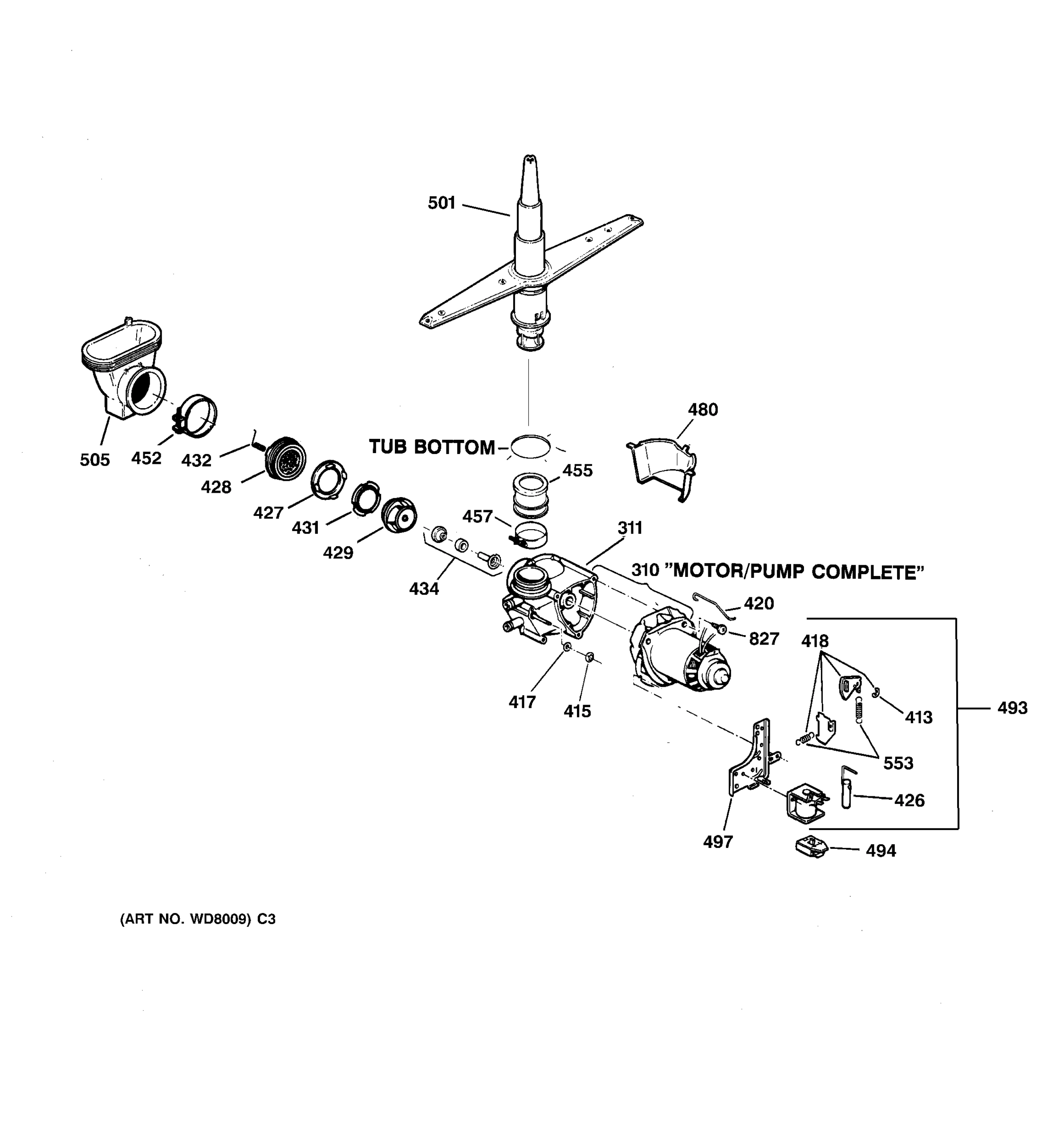 MOTOR-PUMP MECHANISM