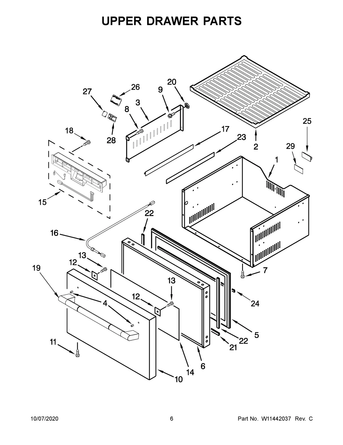 04 - UPPER DRAWER PARTS