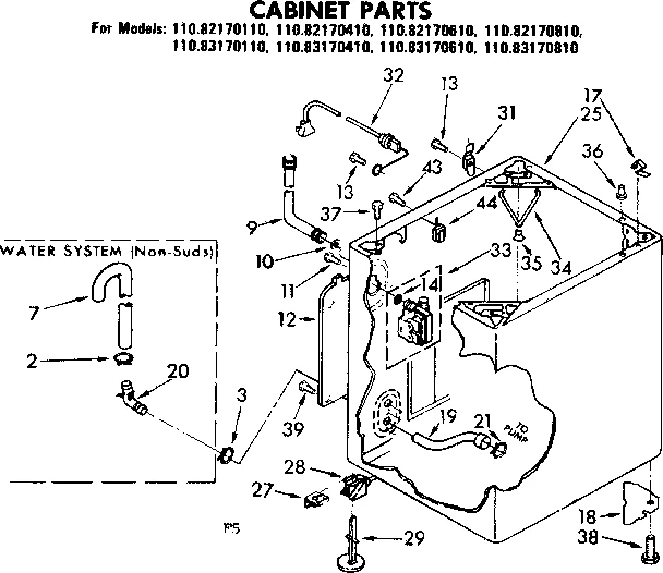 CABINET PARTS