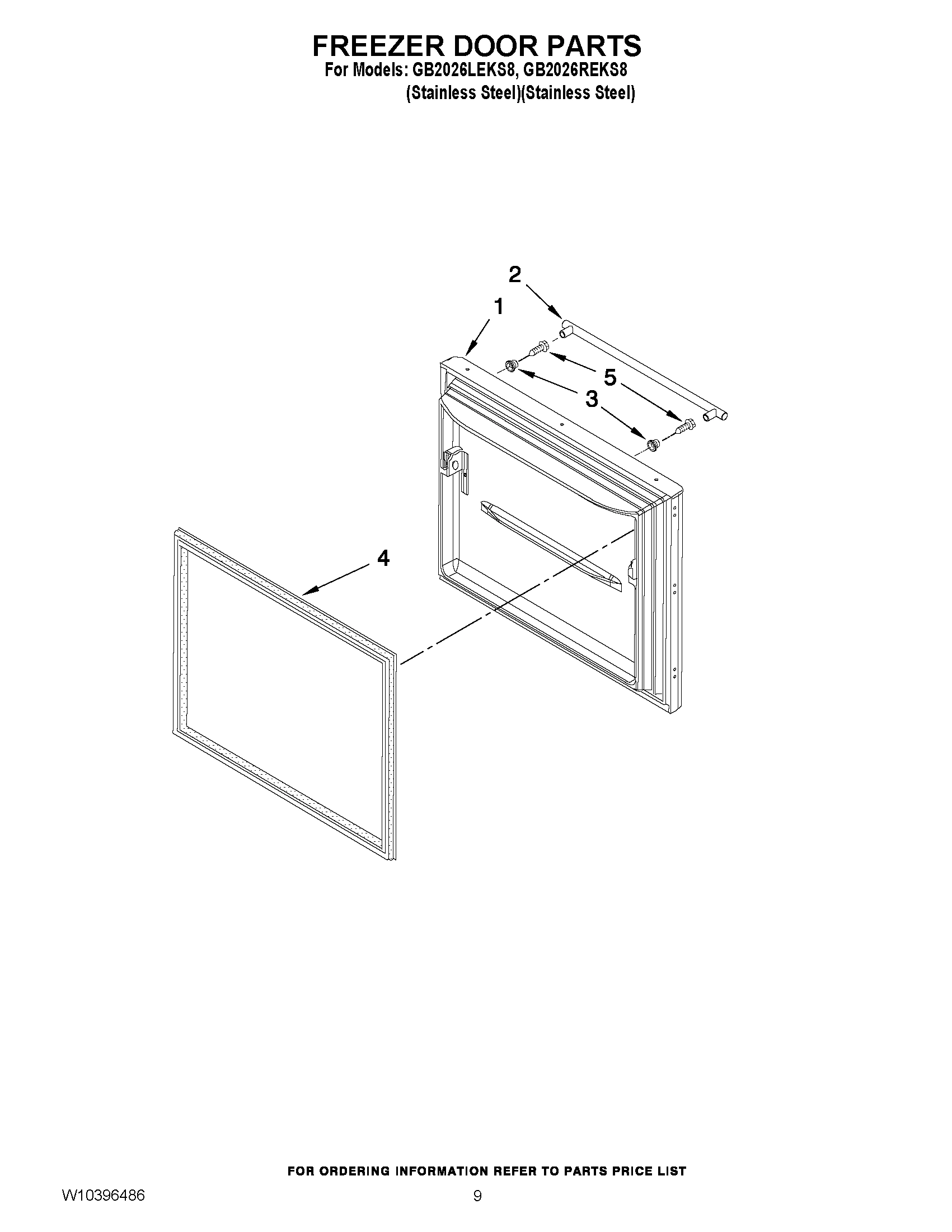 05 - FREEZER DOOR PARTS