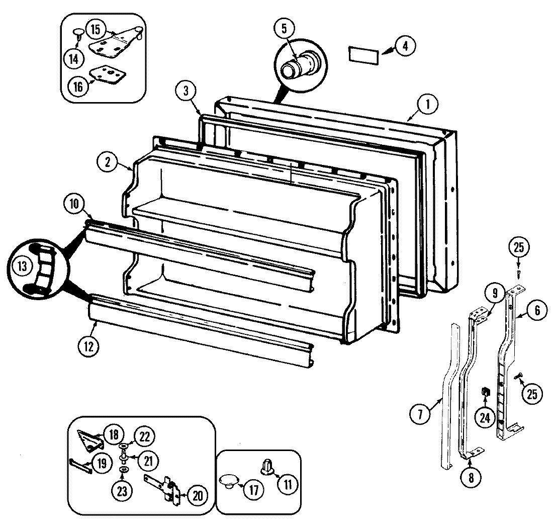 02 - FREEZER DOOR