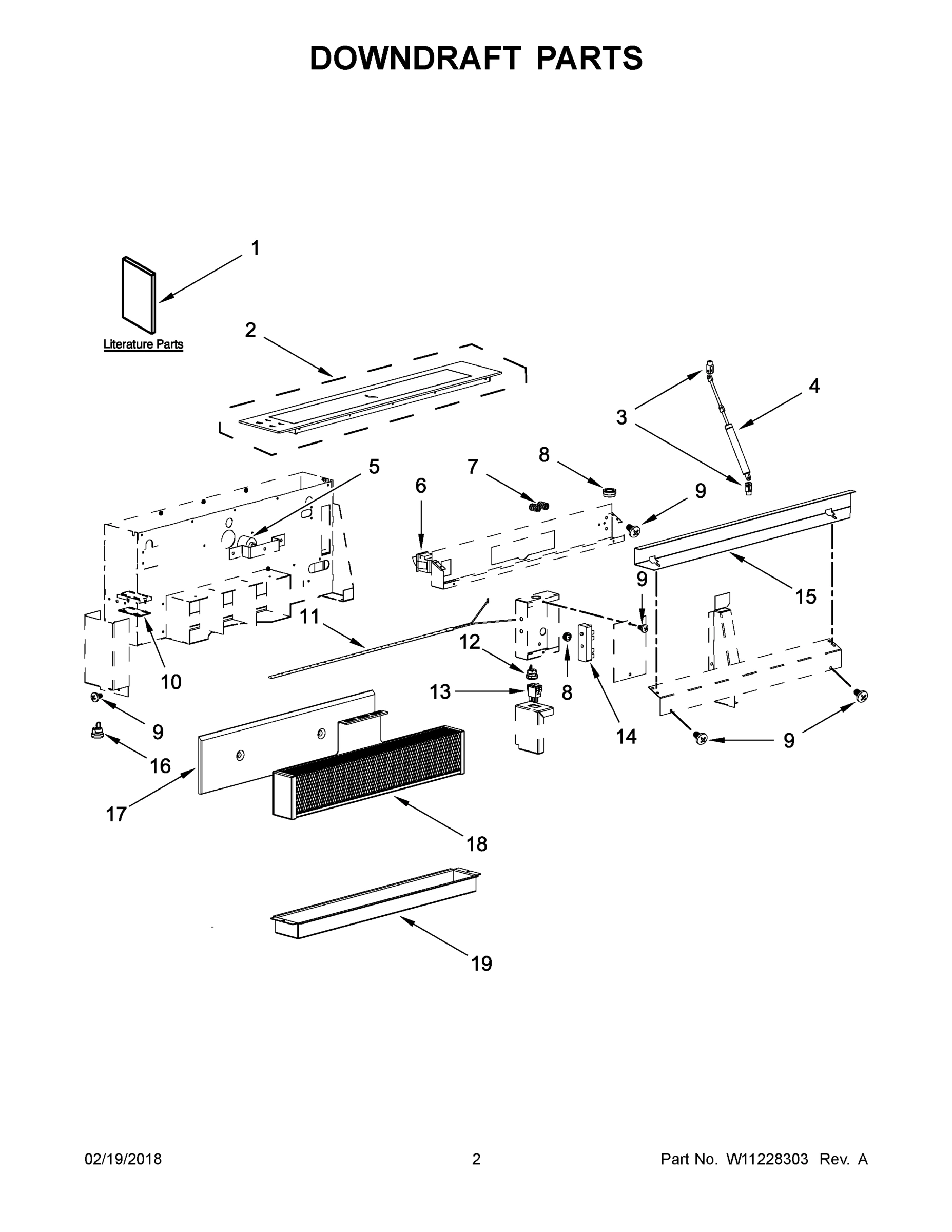 02 - DOWNDRAFT PARTS