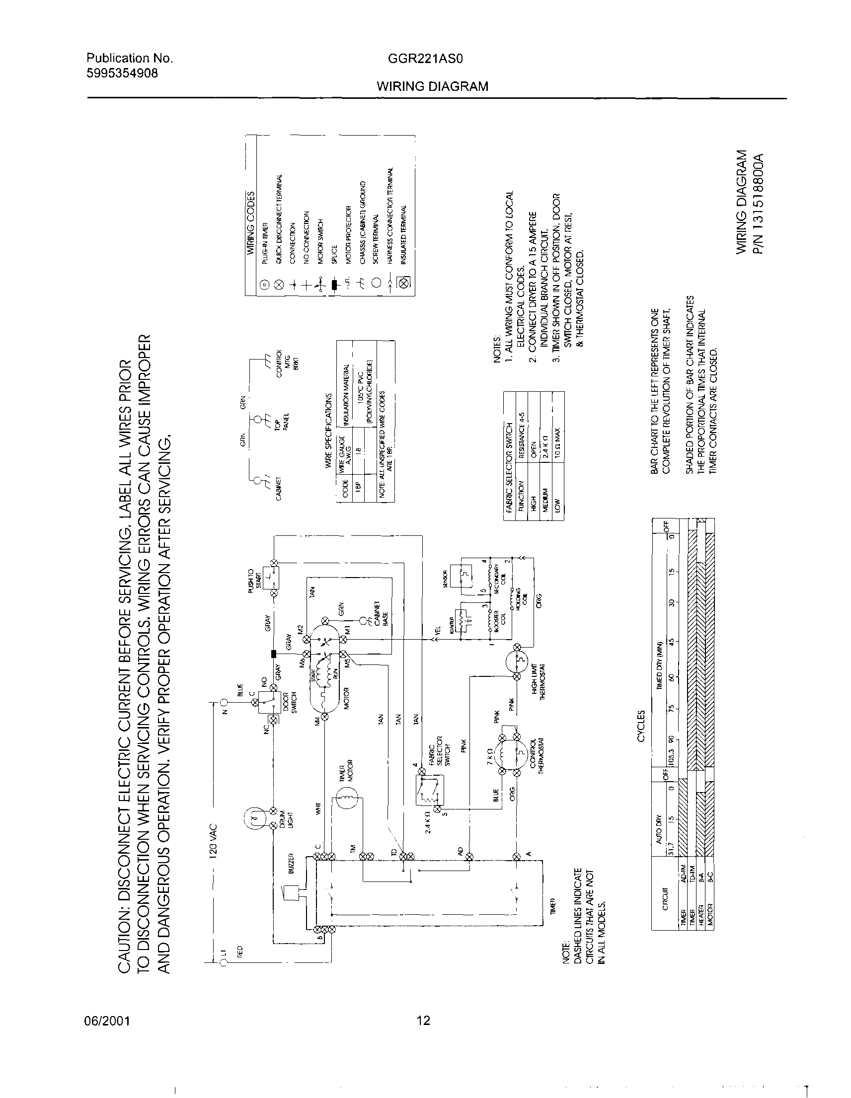 12 - 131518800 WIRING DIAGRAM