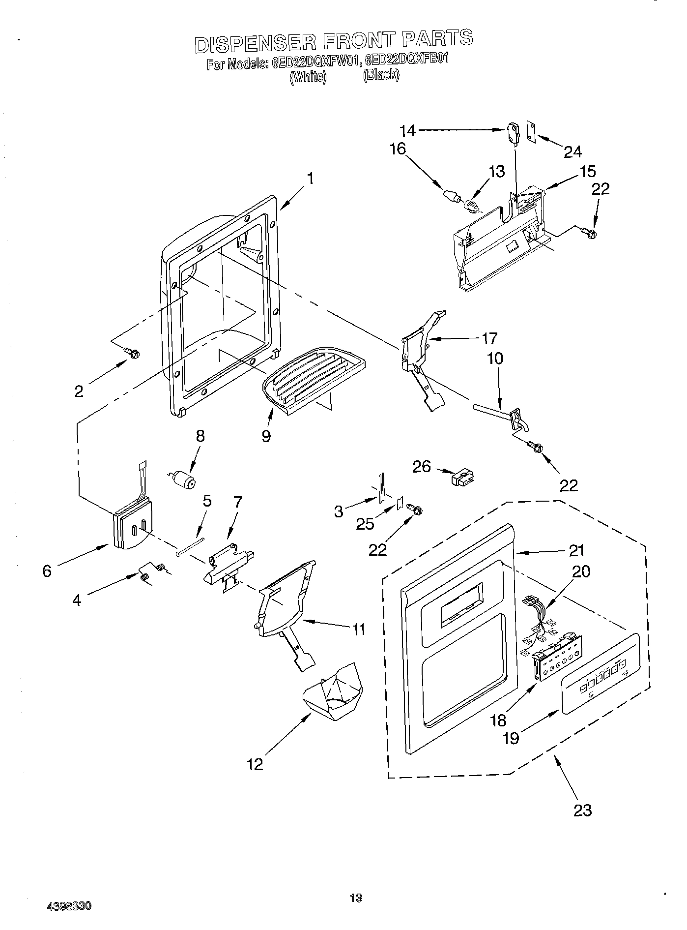 09 - DISPENSER FRONT