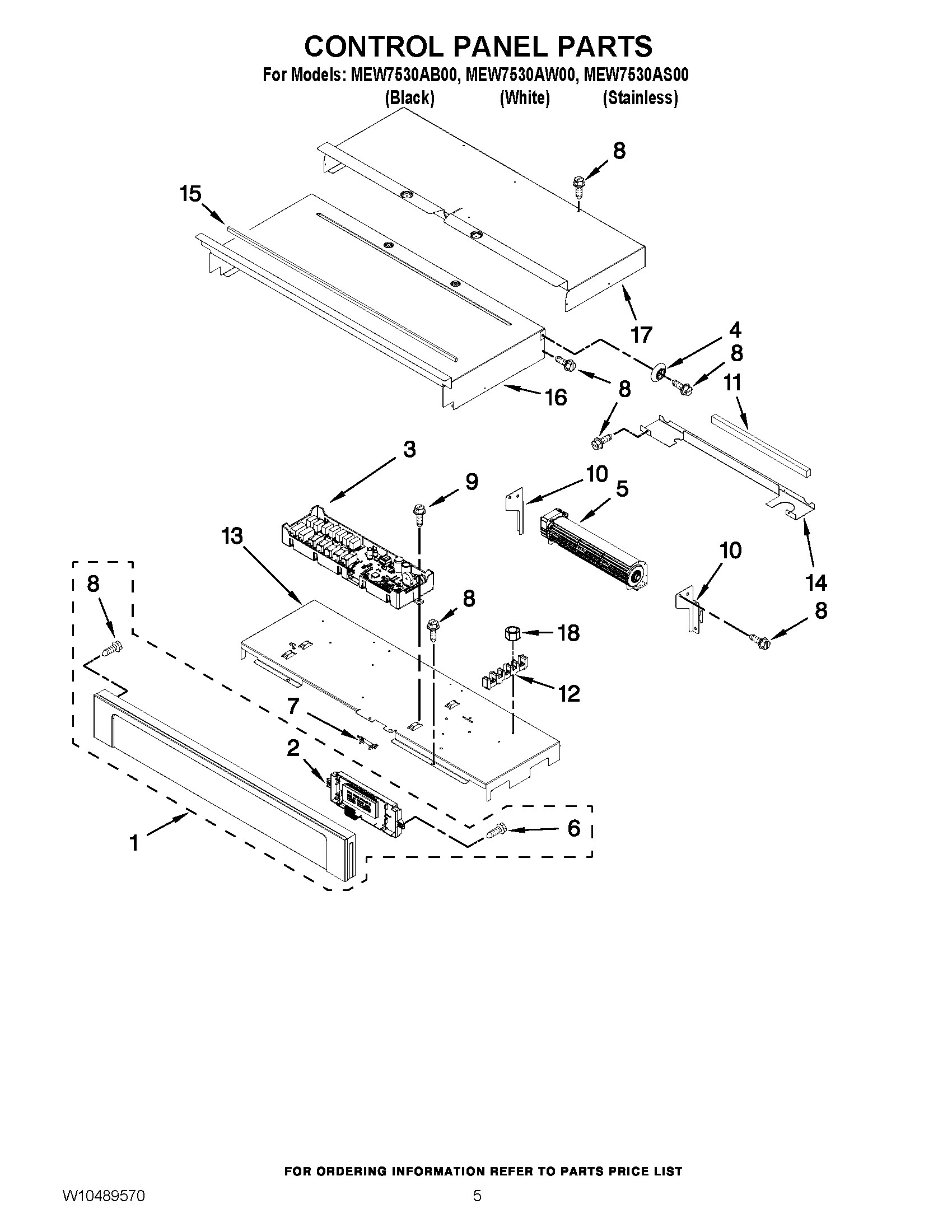 04 - CONTROL PANEL PARTS