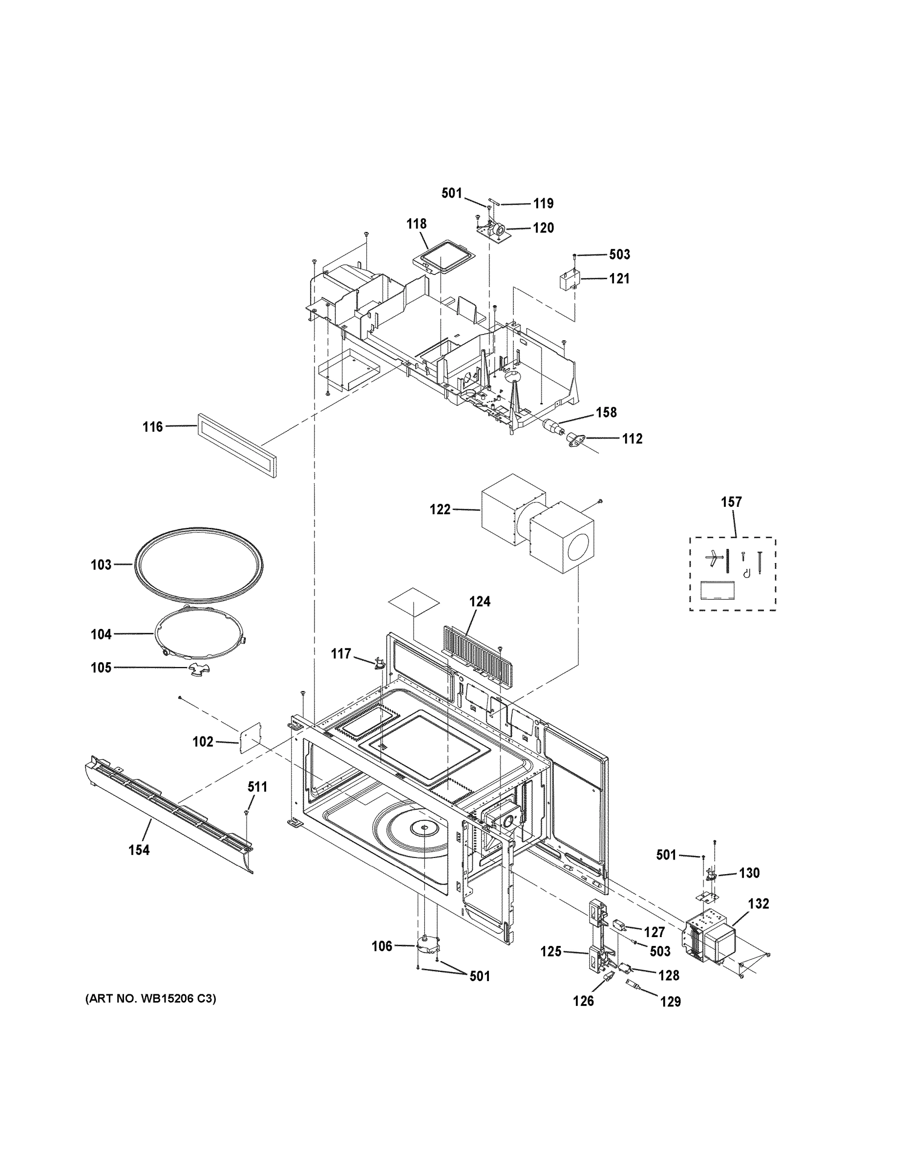 OVEN CAVITY PARTS
