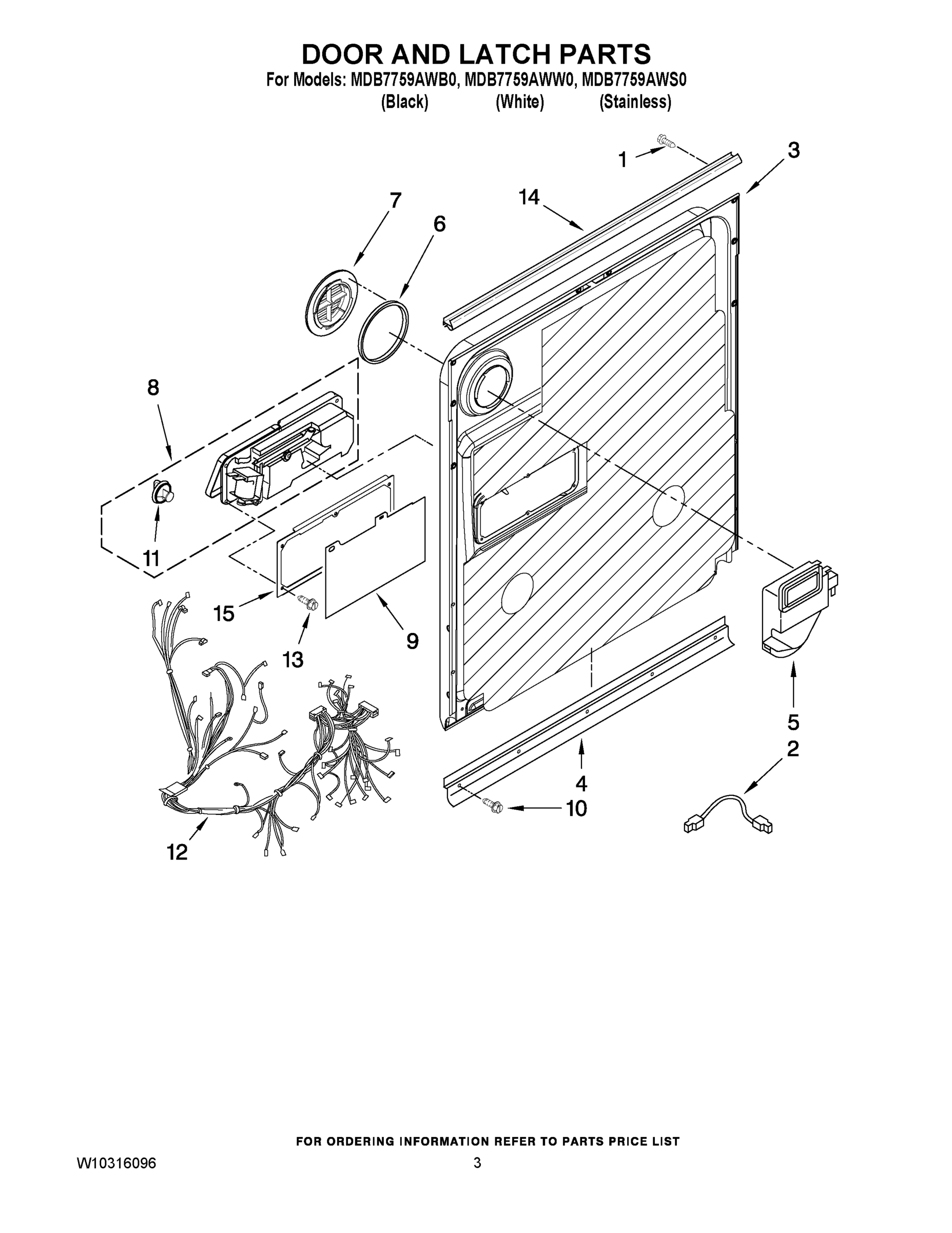 03 - DOOR AND LATCH PARTS
