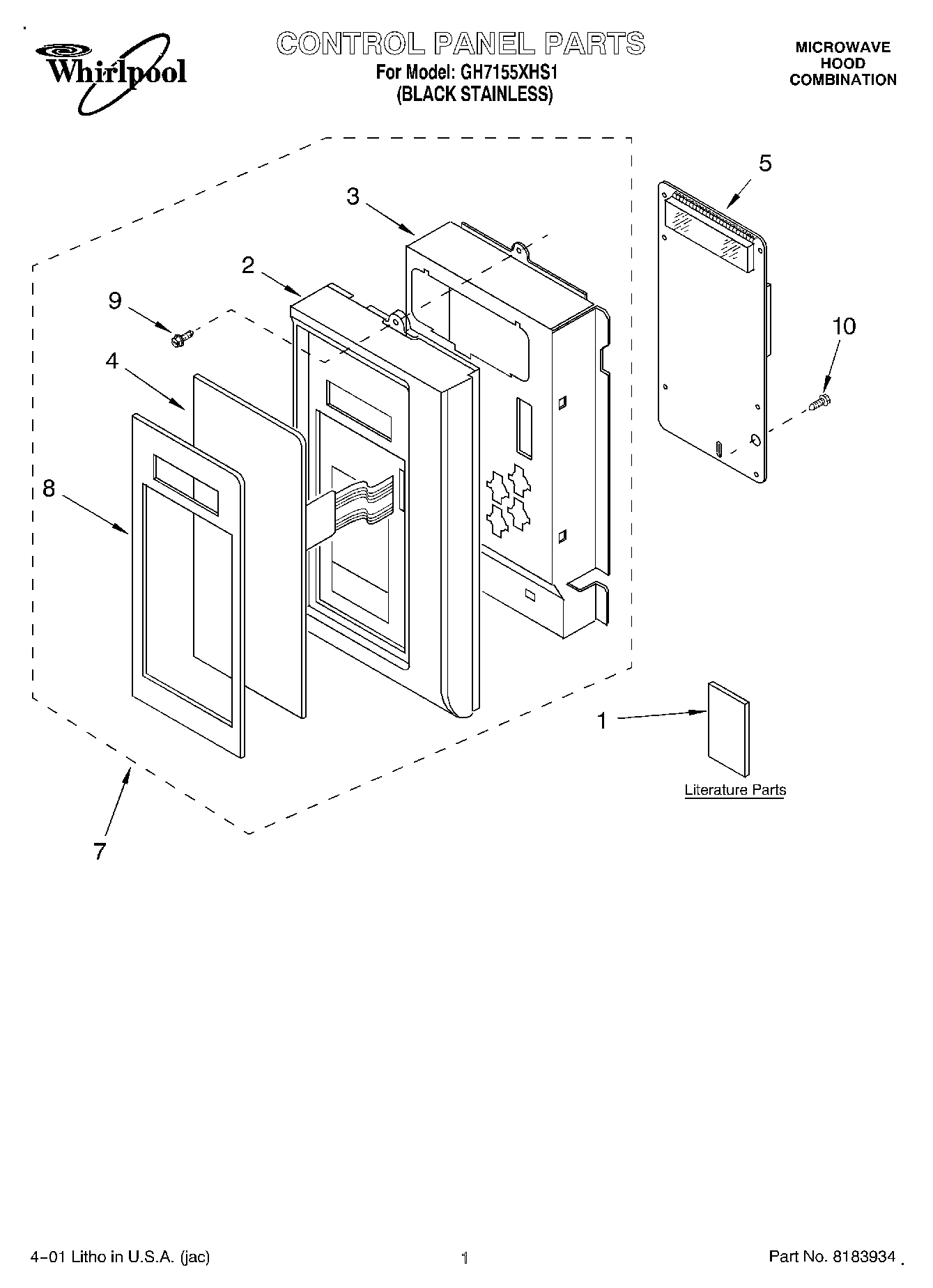 01 - CONTROL PANEL, LITERATURE