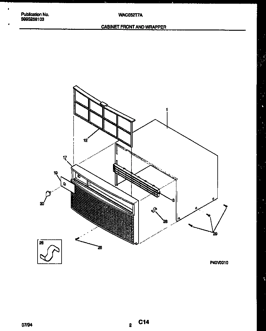 02 - CABINET FRONT AND WRAPPER