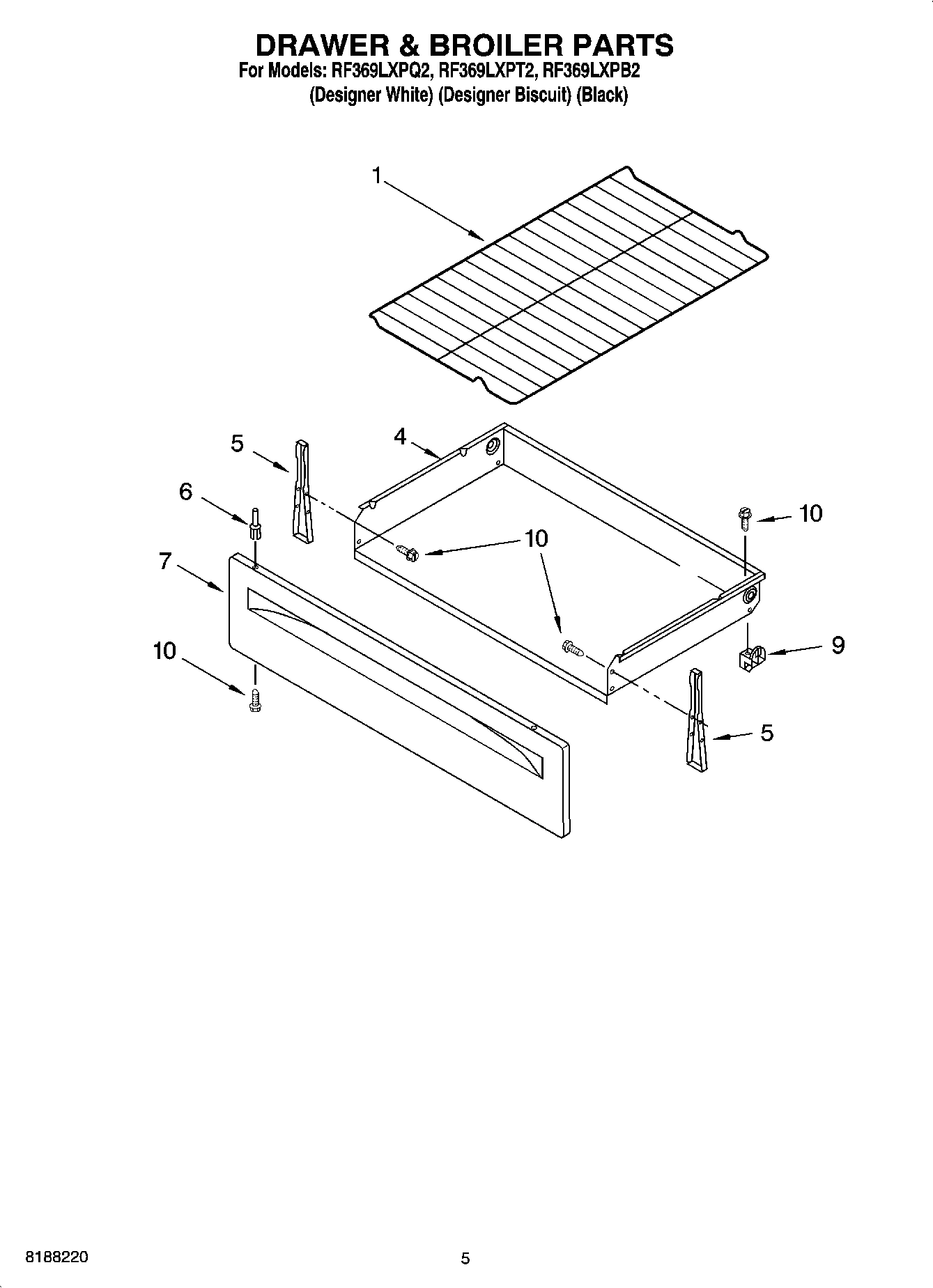 04 - DRAWER & BROILER PARTS