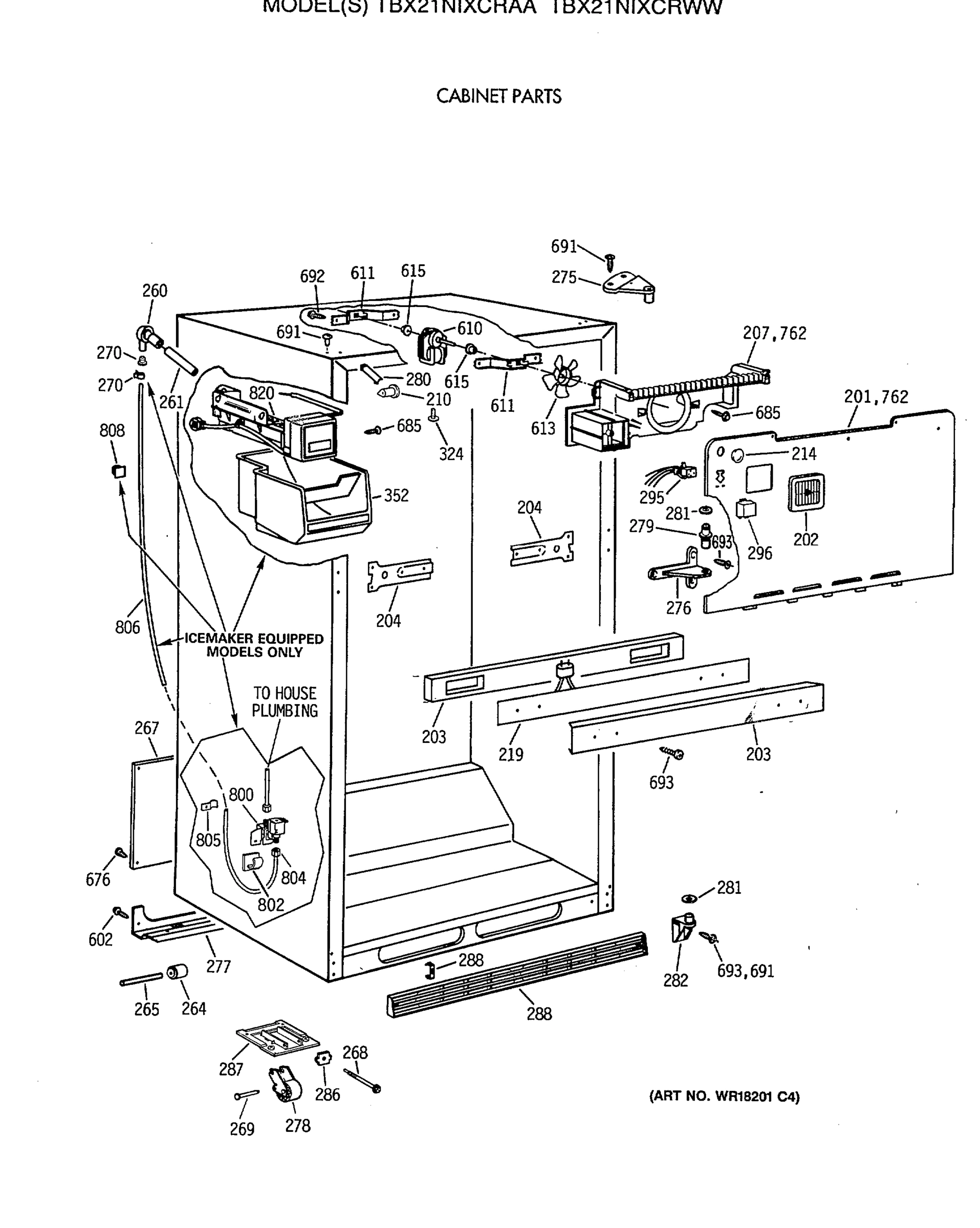 CABINET PARTS