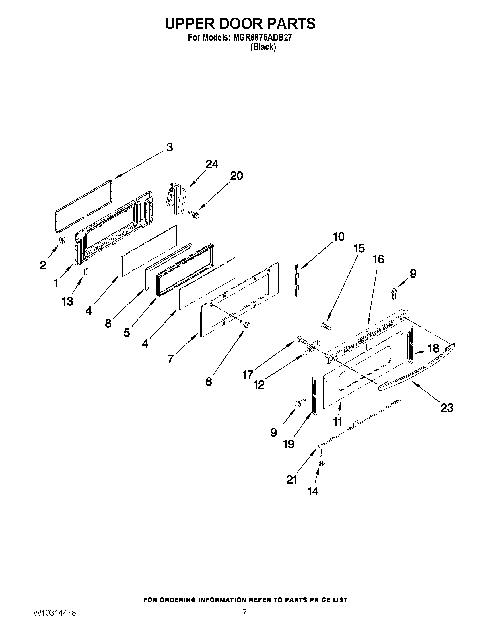 05 - UPPER DOOR PARTS