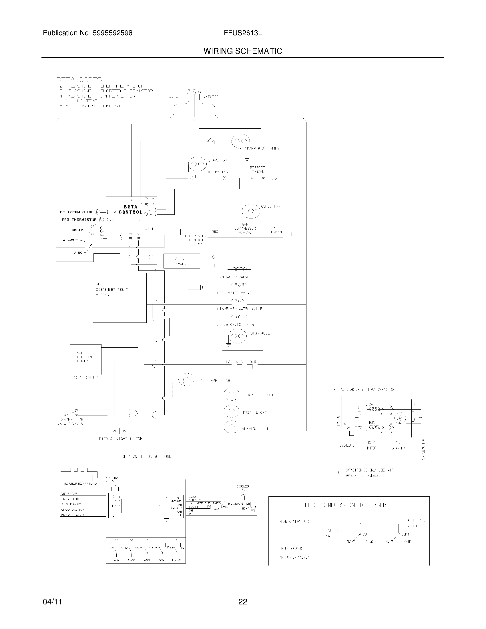 22 - WIRING SCHEMATIC