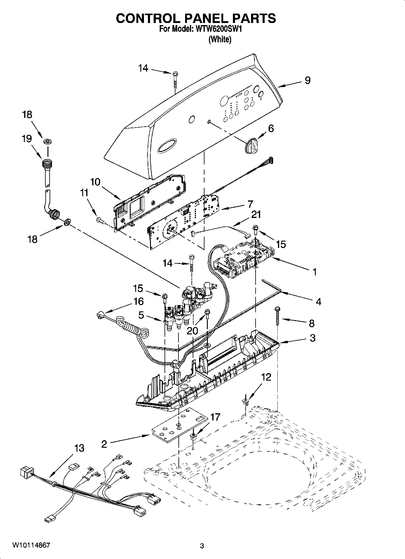 02 - CONTROL PANEL PARTS