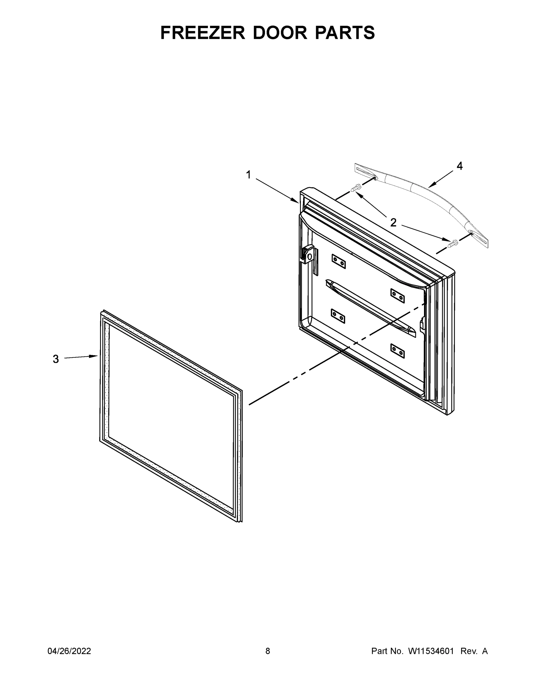 05 - FREEZER DOOR PARTS