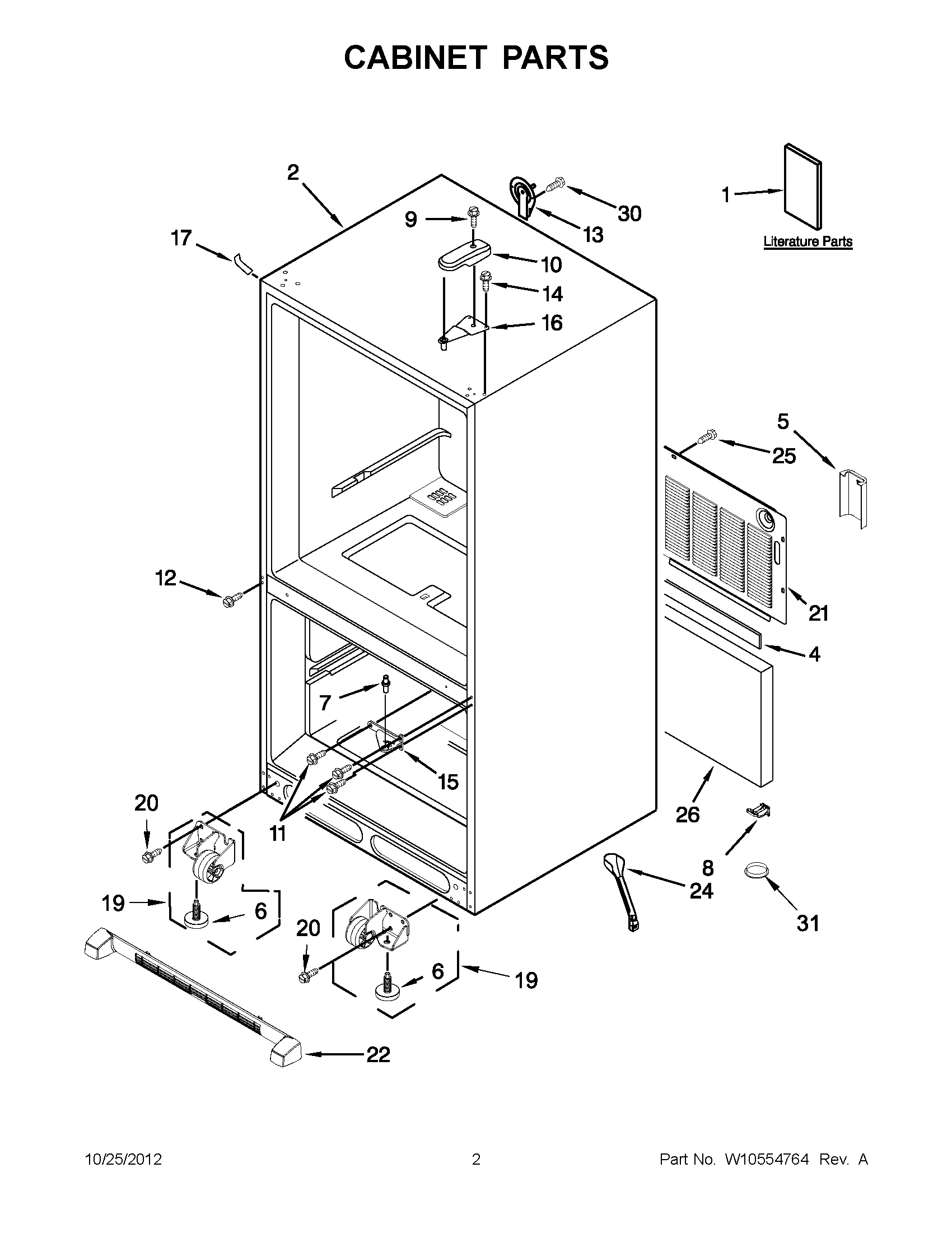 01 - CABINET PARTS