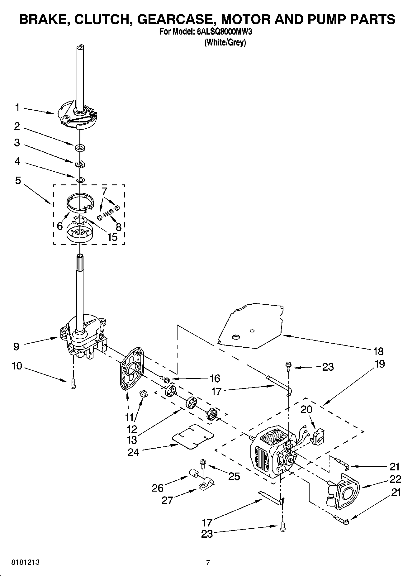 04 - BRAKE, CLUTCH, GEARCASE, MOTOR AND PUMP PARTS
