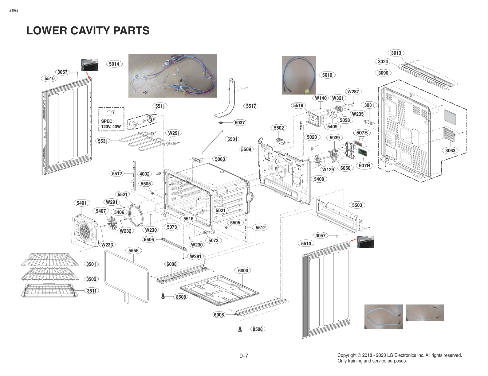 LOWER CAVITY PARTS