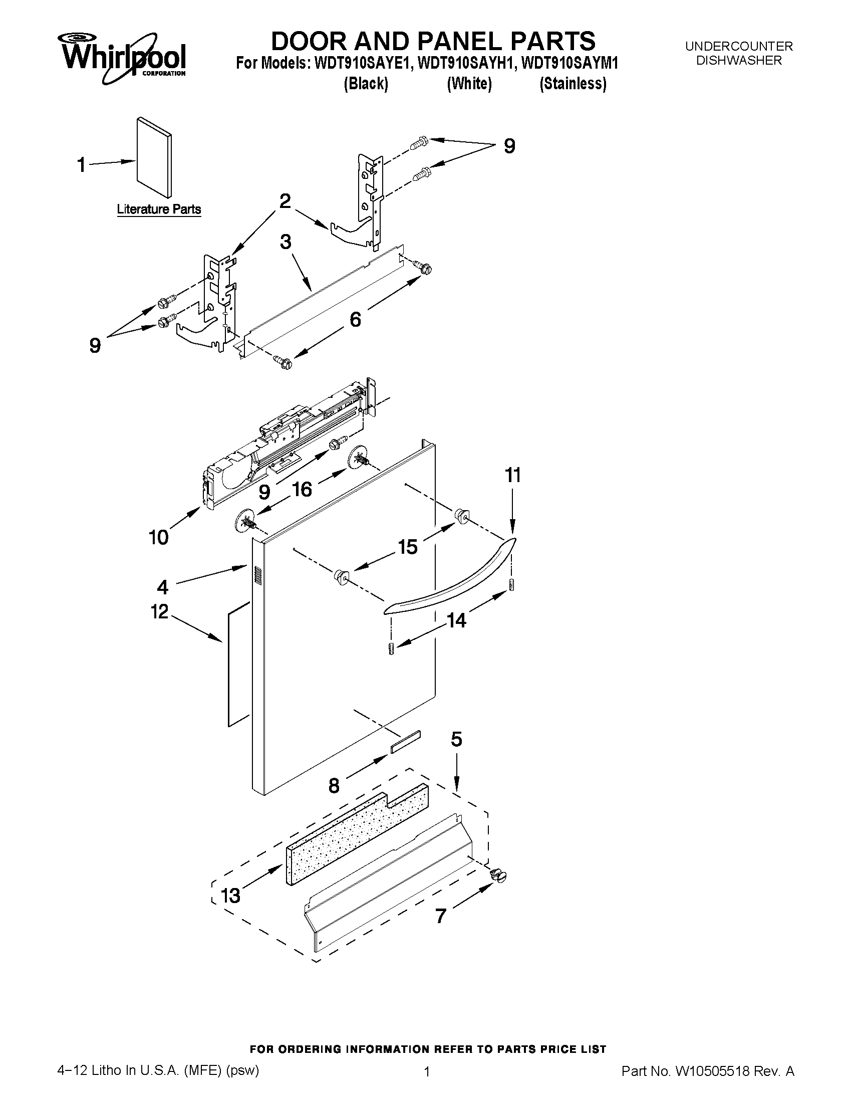 01 - DOOR AND PANEL PARTS