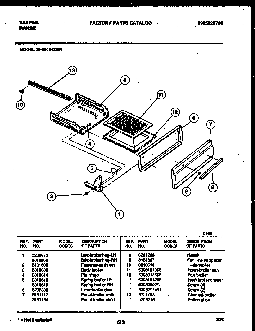 04 - BROILER DRAWER PARTS