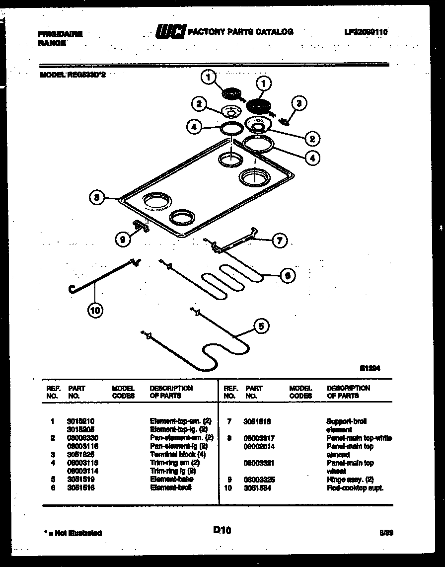03 - COOKTOP AND BROILER PARTS