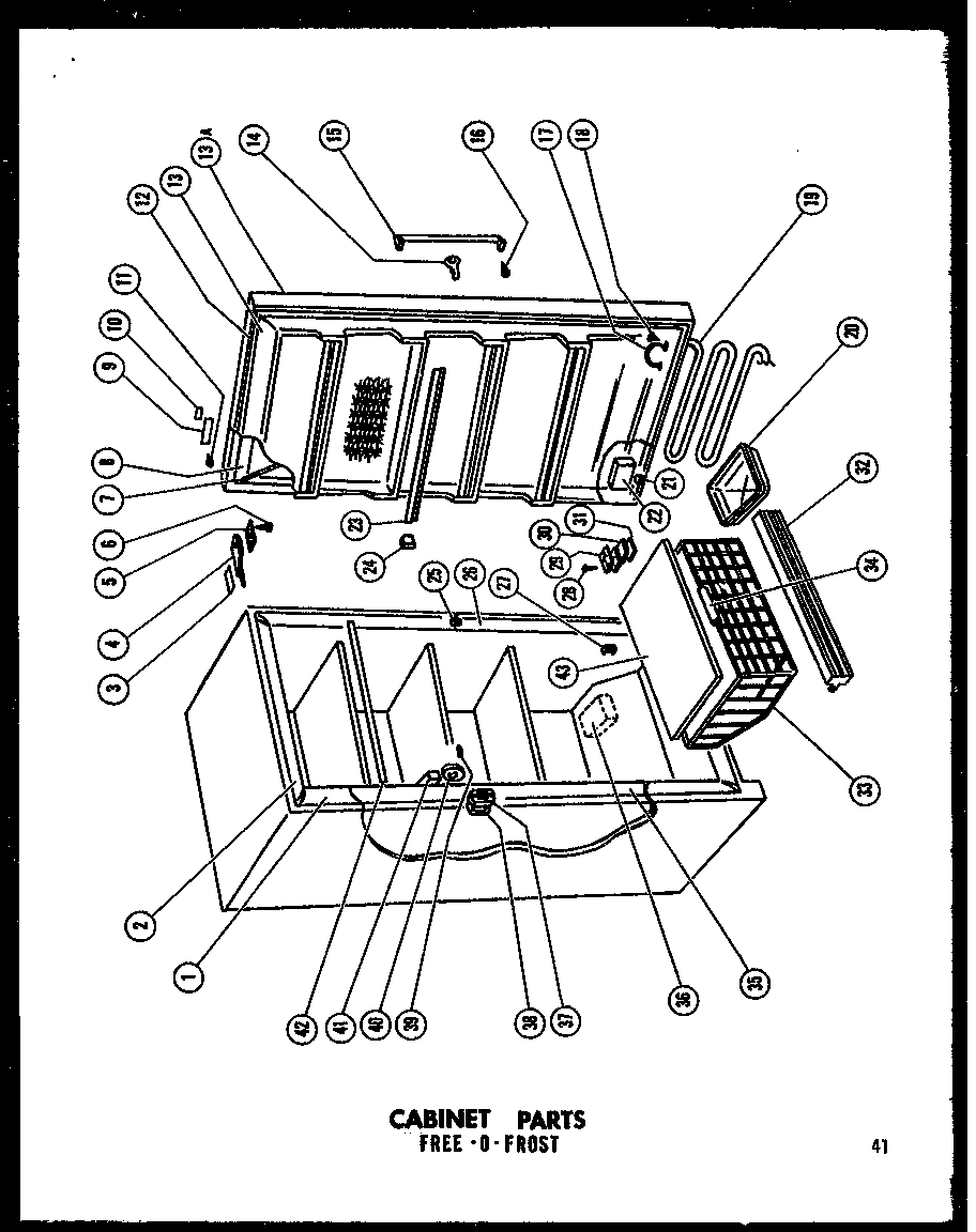 01 - CABINET PARTS