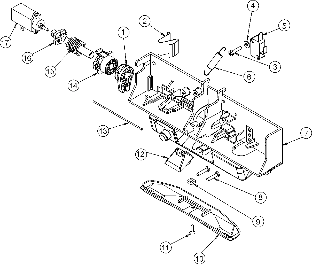 11 - DOOR LATCH ASSY