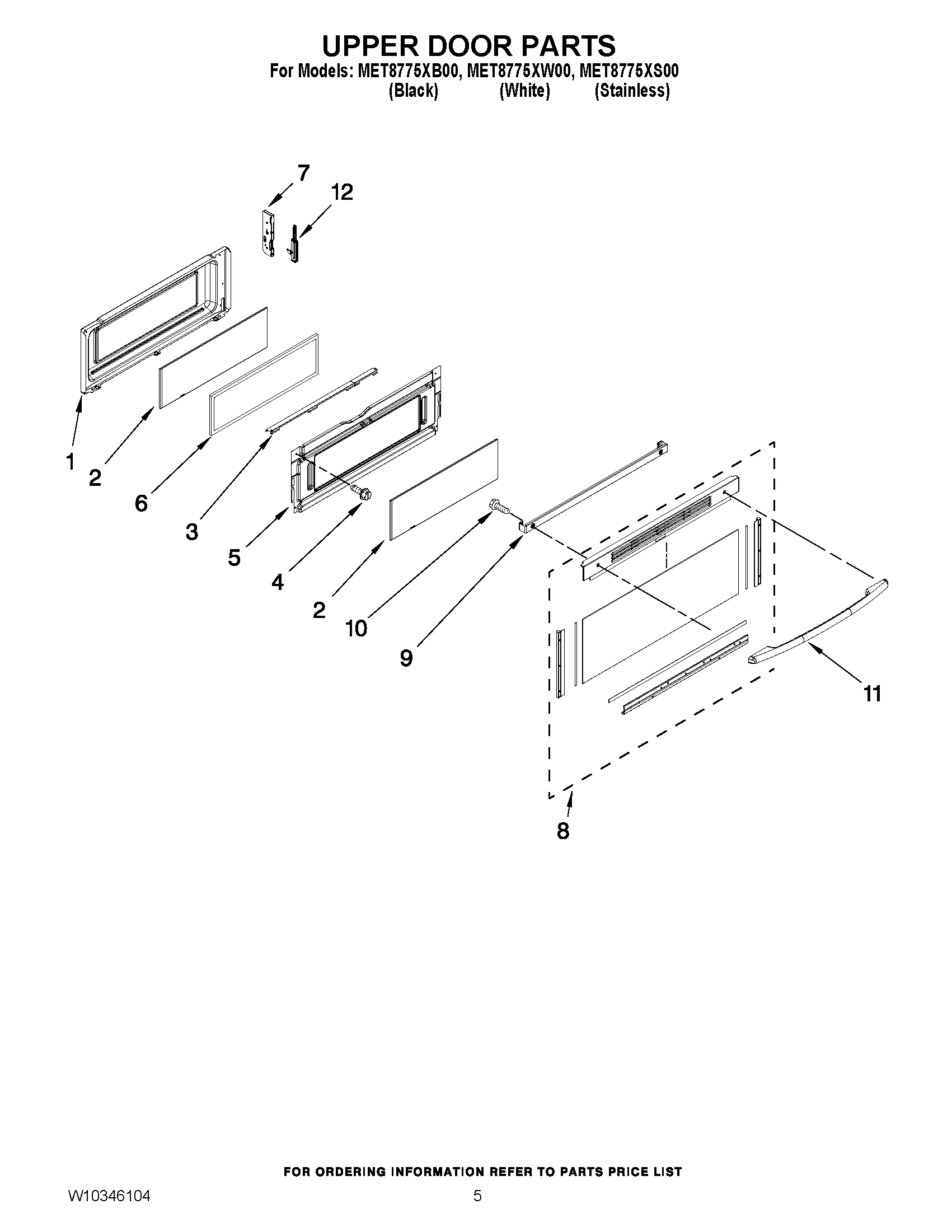 04 - UPPER DOOR PARTS