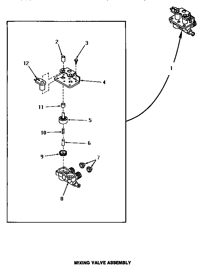 14 - MIXING VALVE ASSY