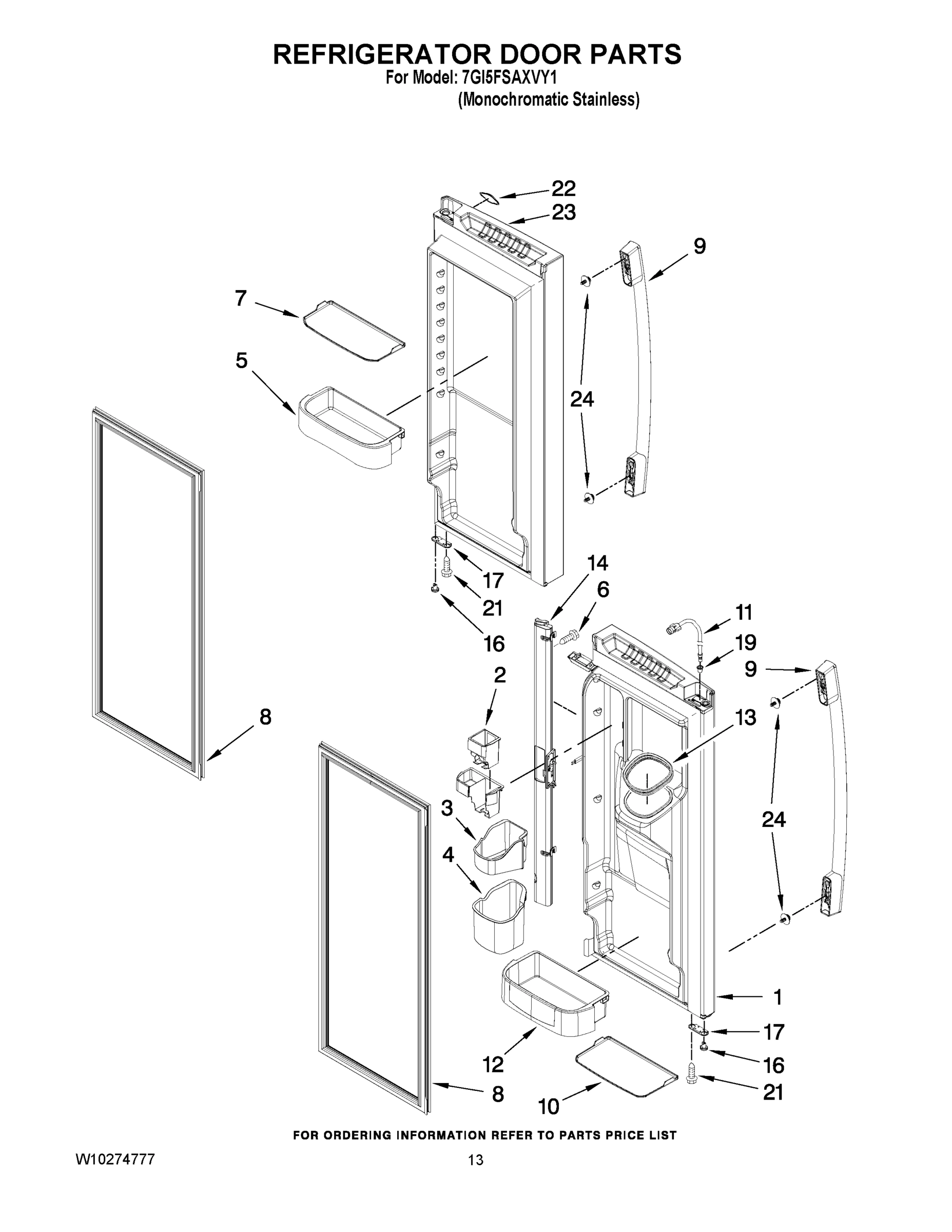 07 - REFRIGERATOR DOOR PARTS