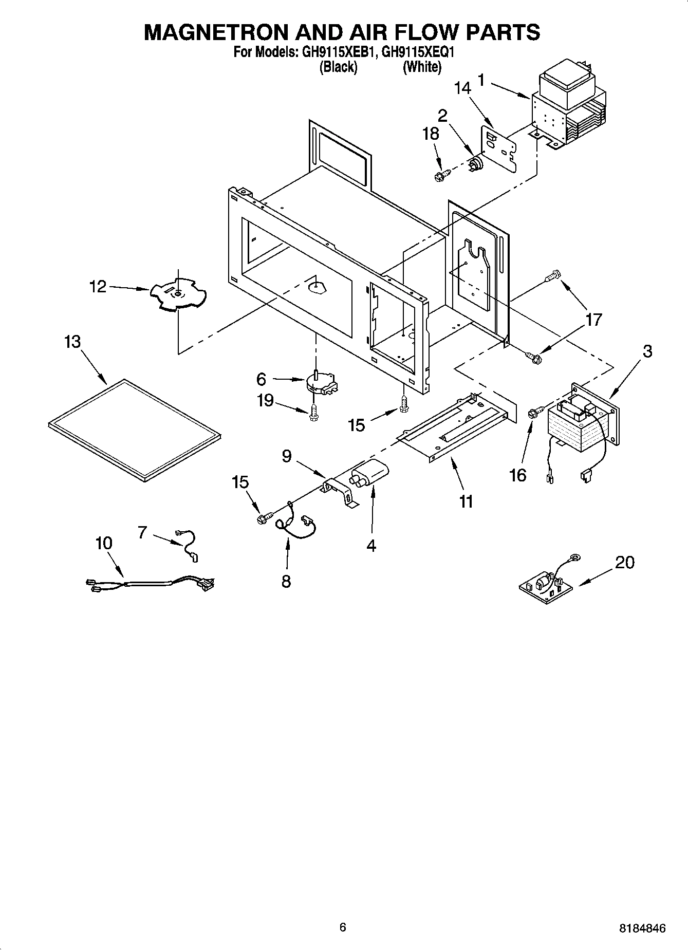 05 - MAGNETRON AND AIR FLOW PARTS