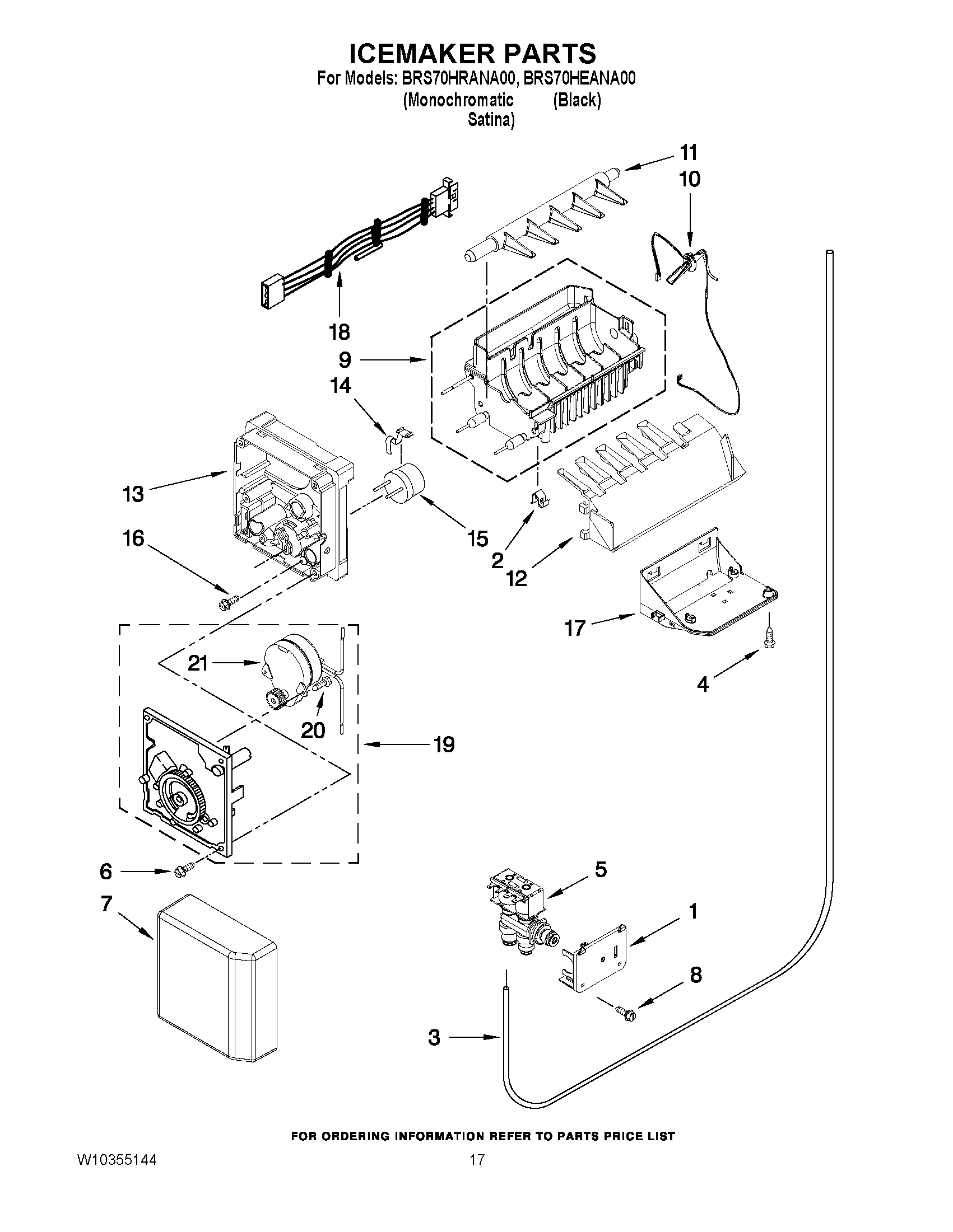 10 - ICEMAKER PARTS