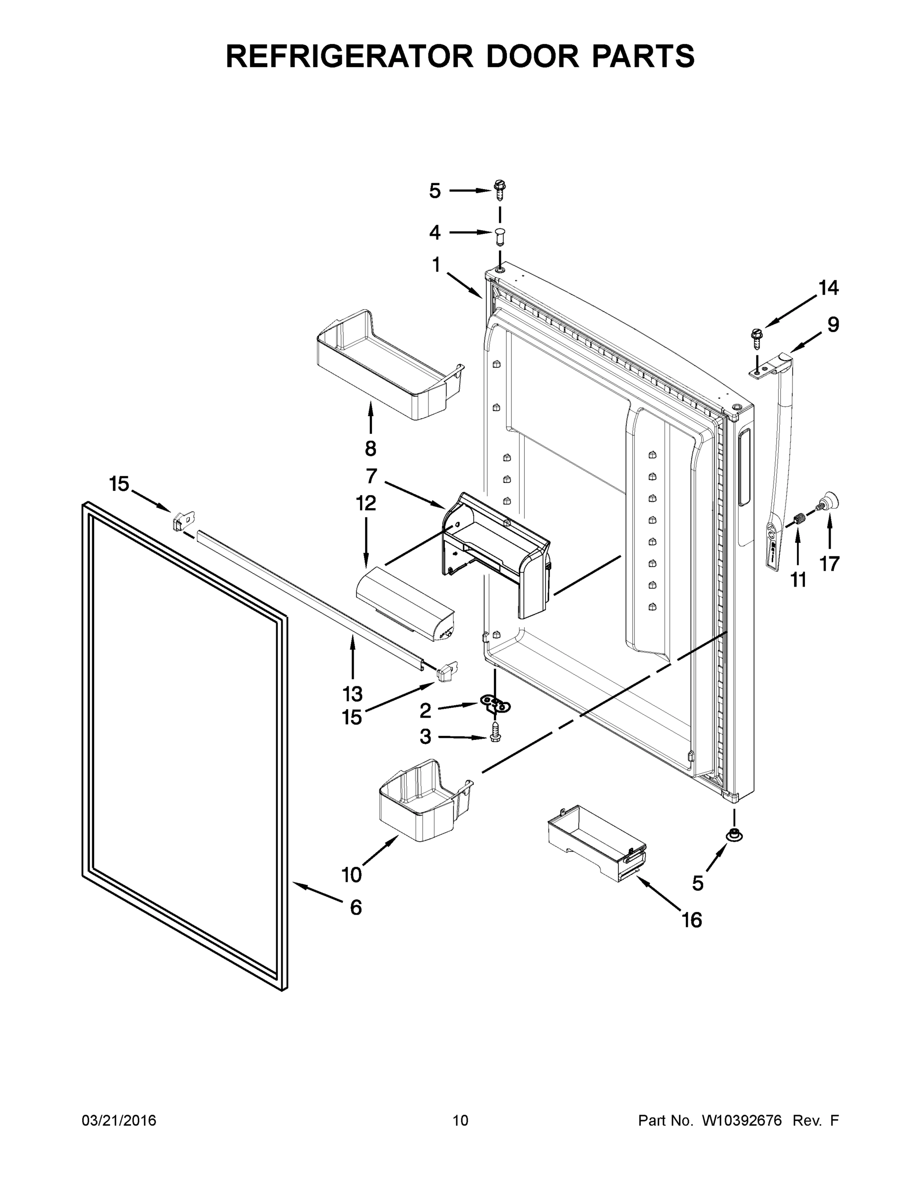 06 - REFRIGERATOR DOOR PARTS