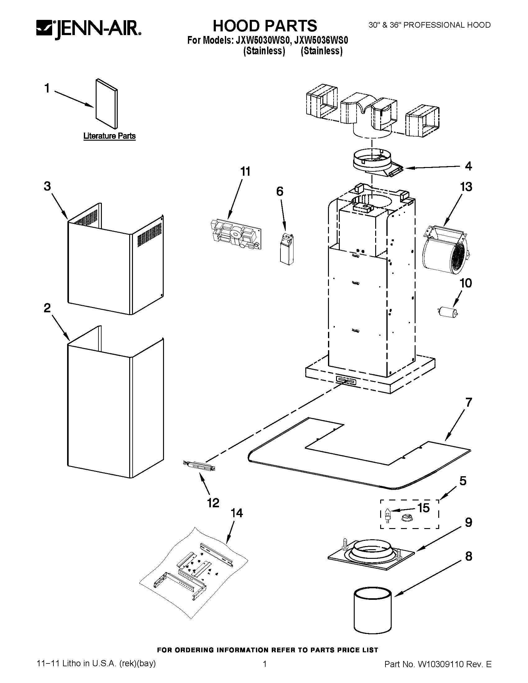 01 - HOOD PARTS