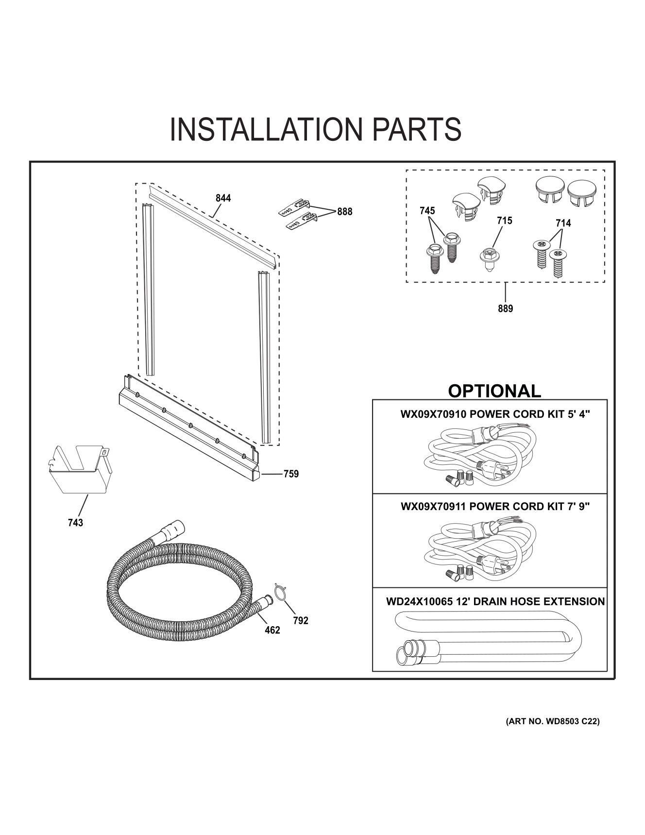 INSTALLATION PARTS