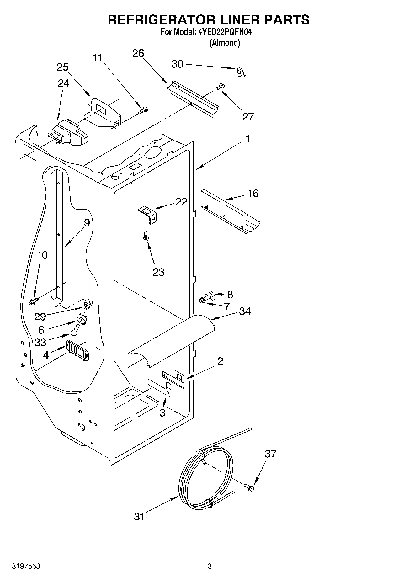 02 - REFRIGERATOR LINER