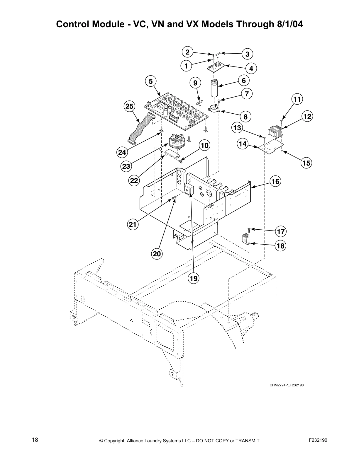 Control Module - VC, VN and VX Models Through 8/1/04