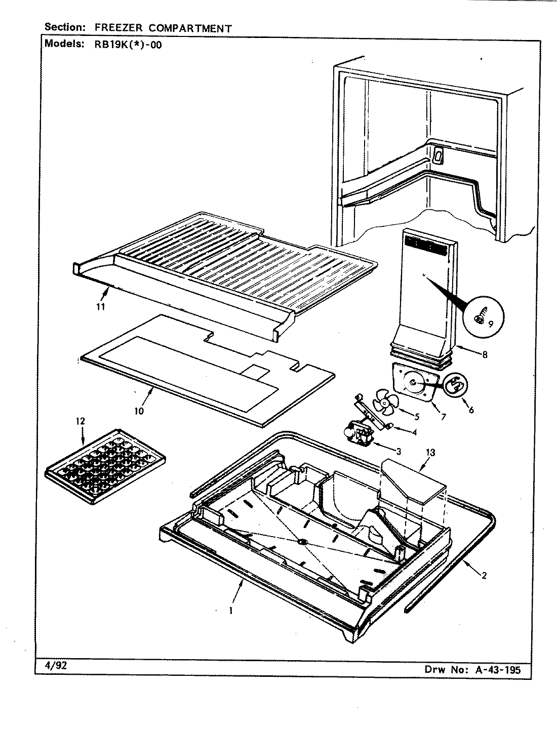 02 - FREEZER COMPARTMENT